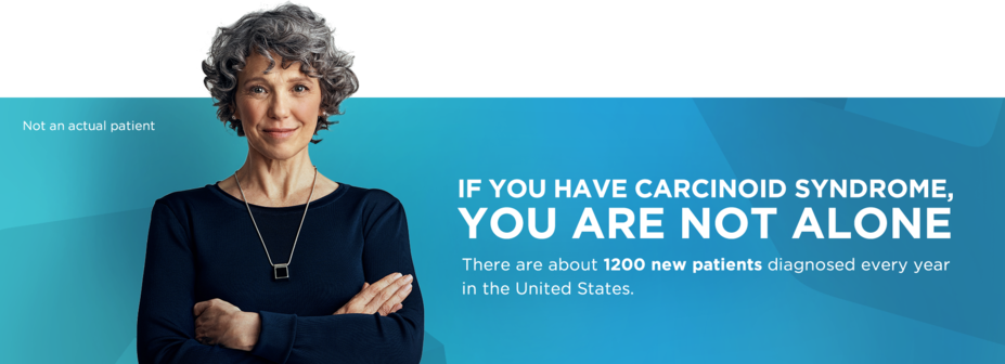 There are about 1,200 new patients diagnosed every year with carcinoid syndrome in the United States