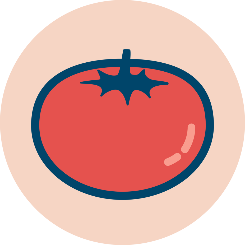 no tomato foods icon