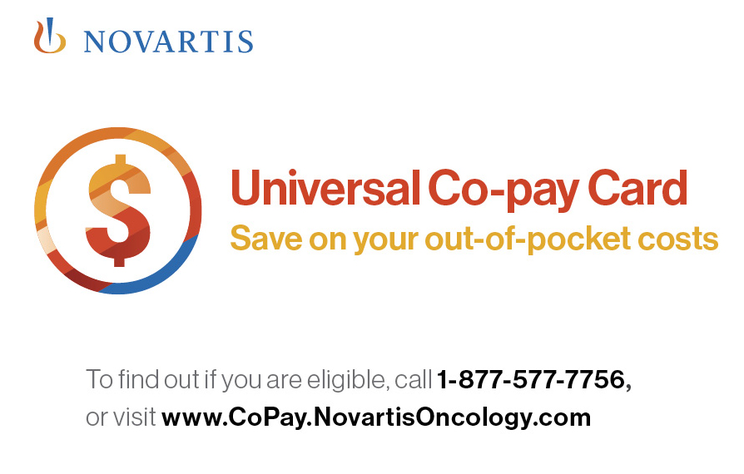 Novartis Universal Co-Pay Card